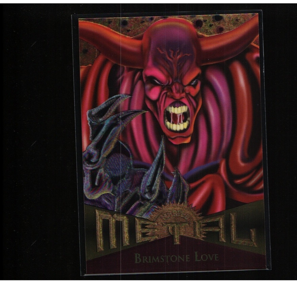 1995 Fleer Marvel Metal Brimstone Love #44 Base Card X-Men 2099